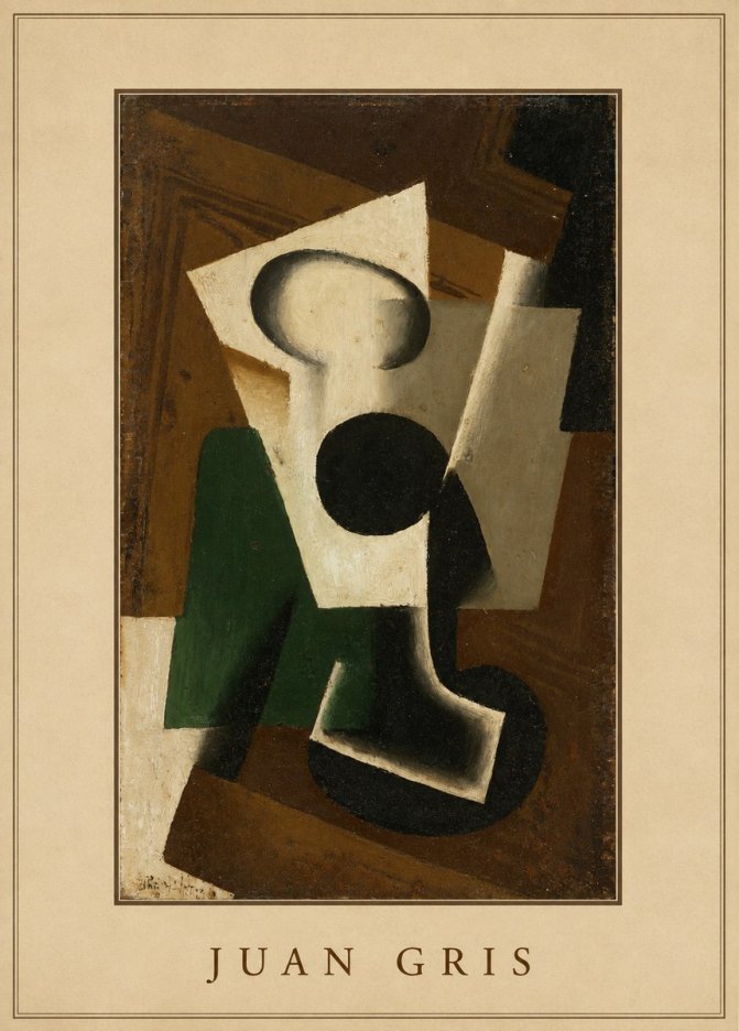 Juan Gris The Open Window No4 - Póster