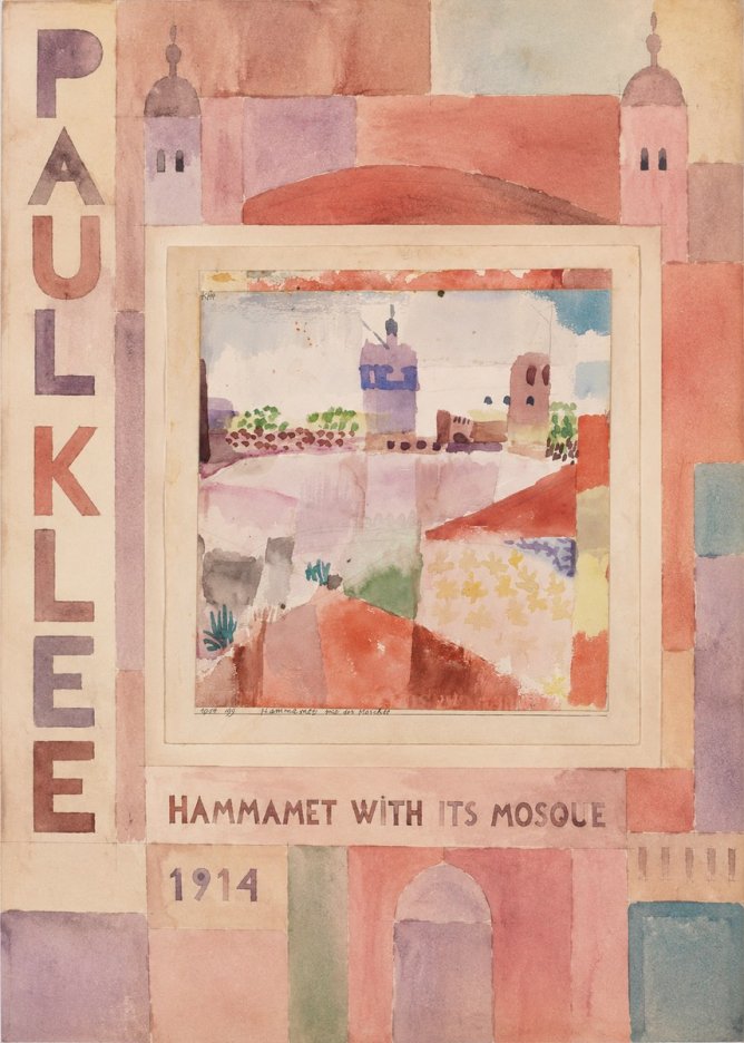Paul Klee Hammamet with Its Mosque No6 - Póster