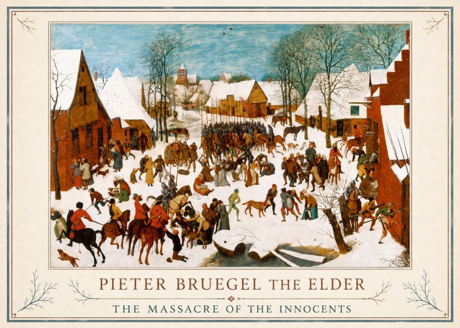Pieter Bruegel The Massacre of the Innocents No1 - Póster