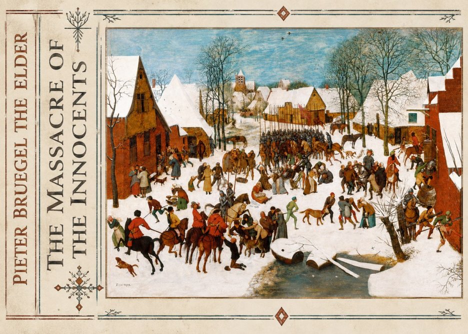 Pieter Bruegel The Massacre of the Innocents No2 - Póster