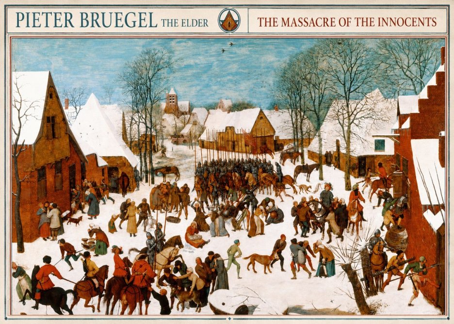 Pieter Bruegel The Massacre of the Innocents No6 - Póster