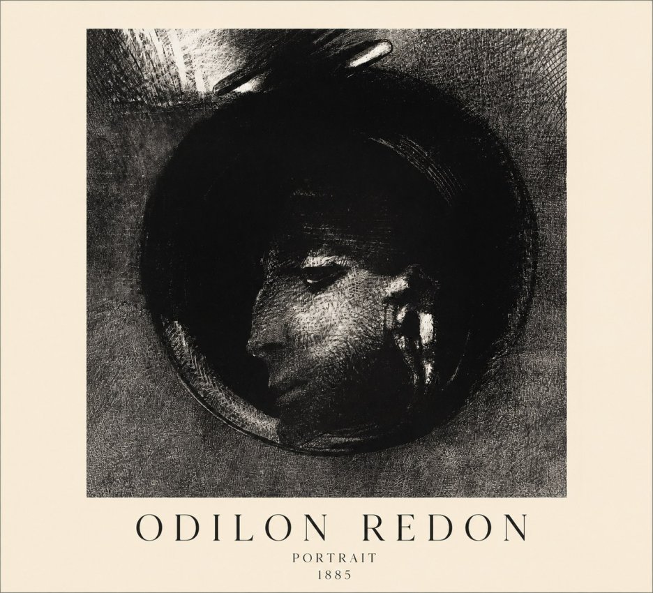 Odilon Redon Portrait No1 - Póster