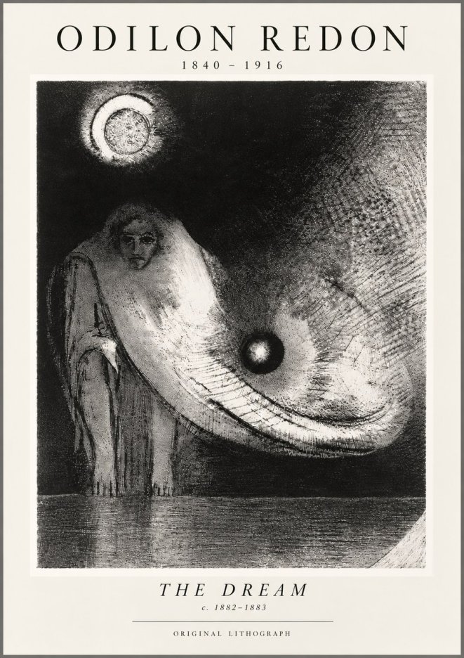 Odilon Redon The Dream No5 - Póster