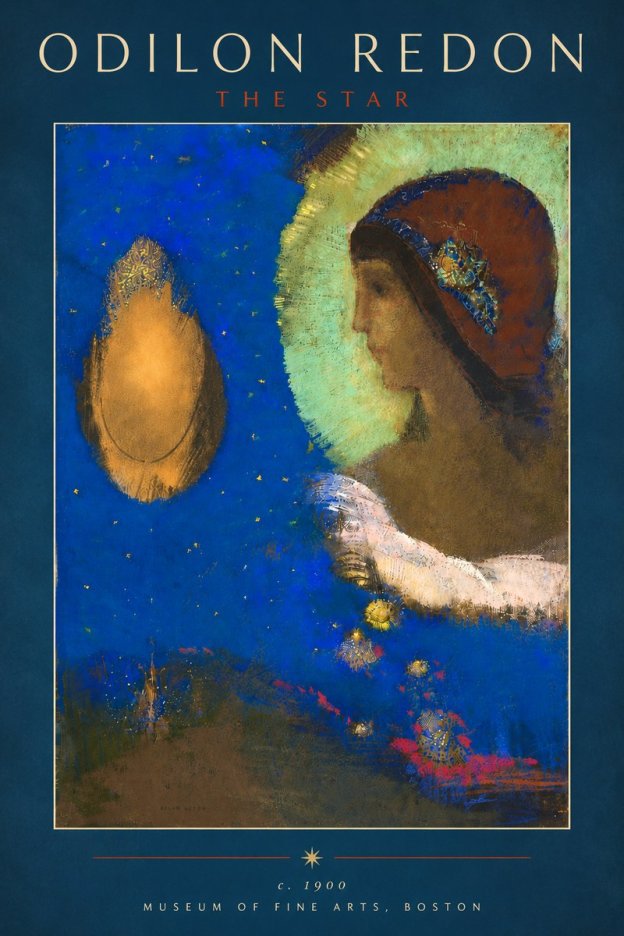 Odilon Redon The Star No6 - Póster