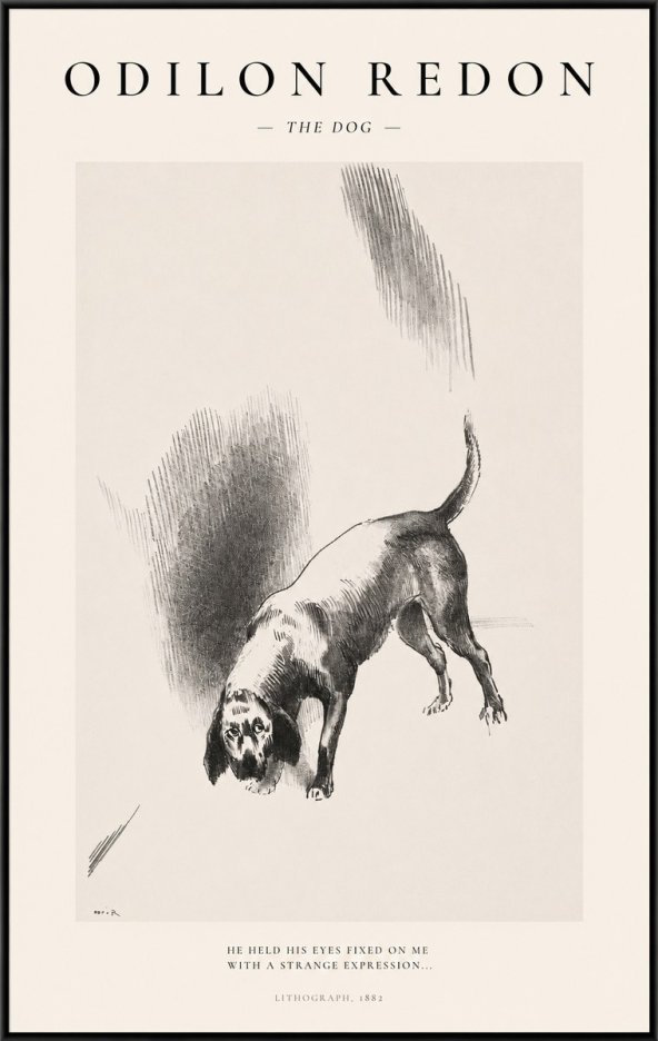 Odilon Redon The Dog No1 - Póster