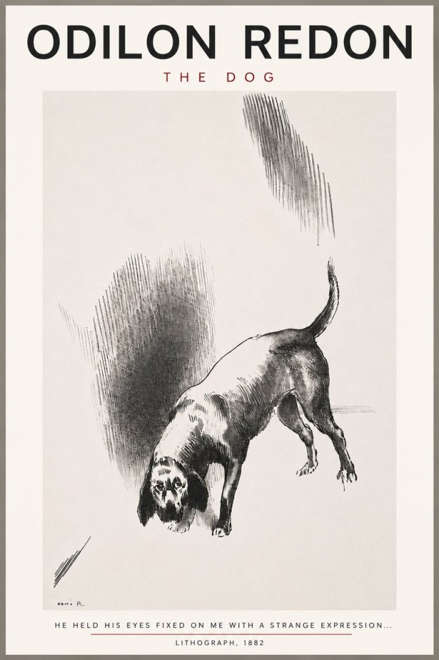 Odilon Redon The Dog No4 - Póster