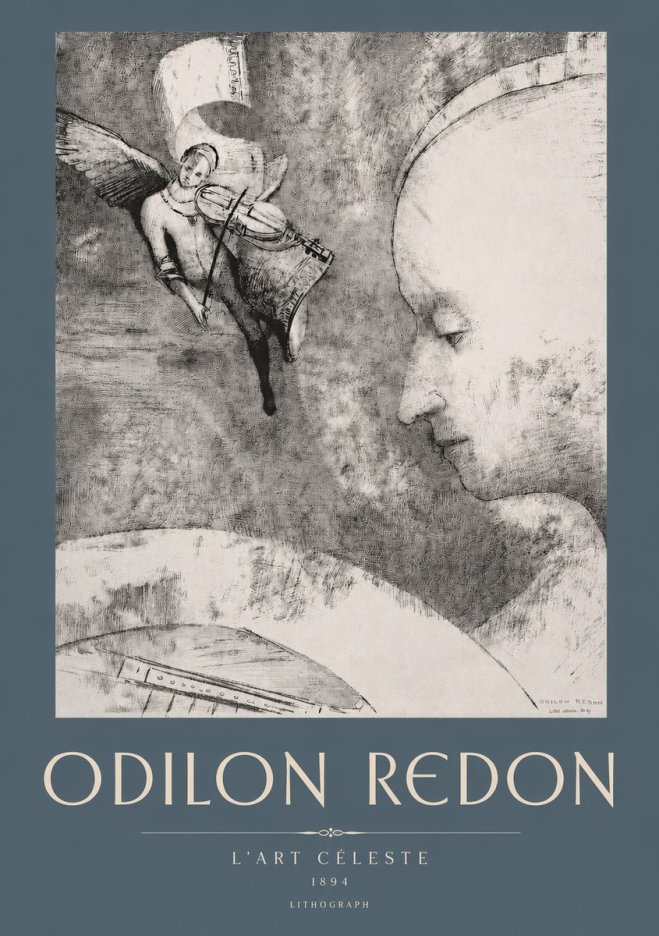 Odilon Redon L'art Céleste No2 - Póster