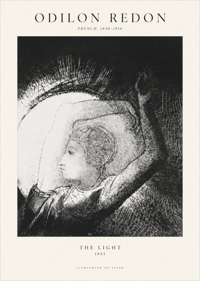 Odilon Redon The Light No1 - Póster