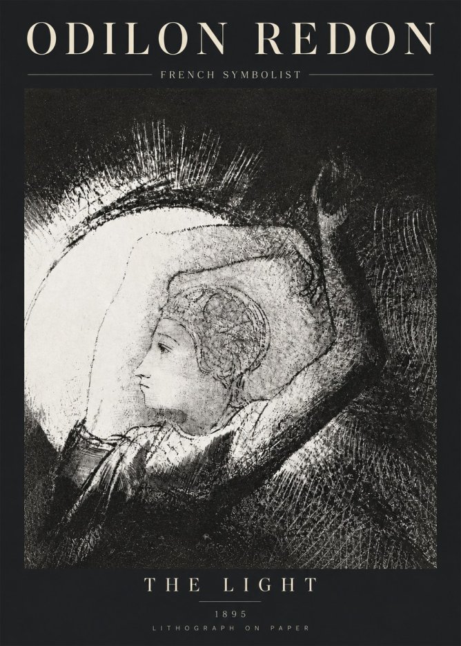 Odilon Redon The Light No3 - Póster