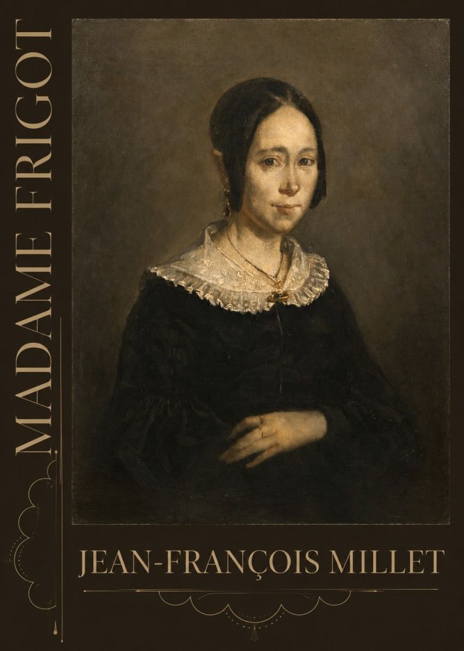 Jean-François Millet Madame Frigot No3 - Póster