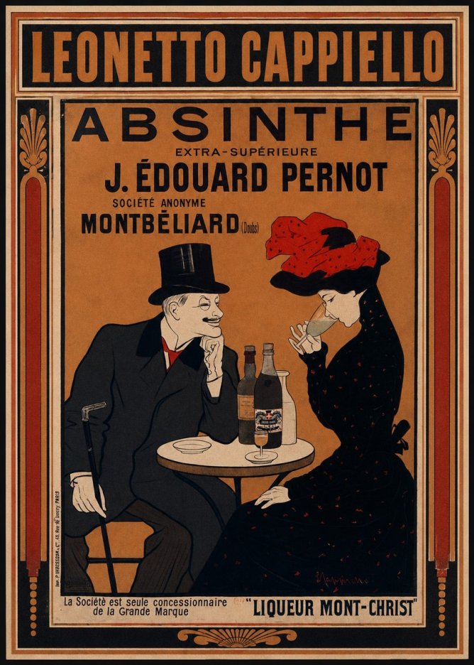 Leonetto Cappiello Absinthe J. Édouard Pernot No1 - Póster