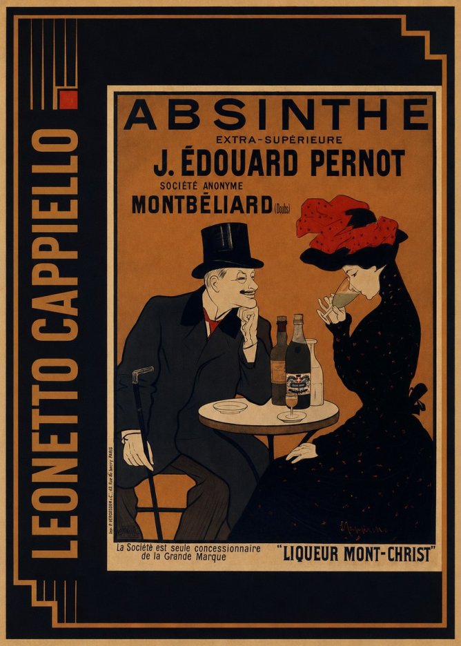 Leonetto Cappiello Absinthe J. Édouard Pernot No2 - Póster