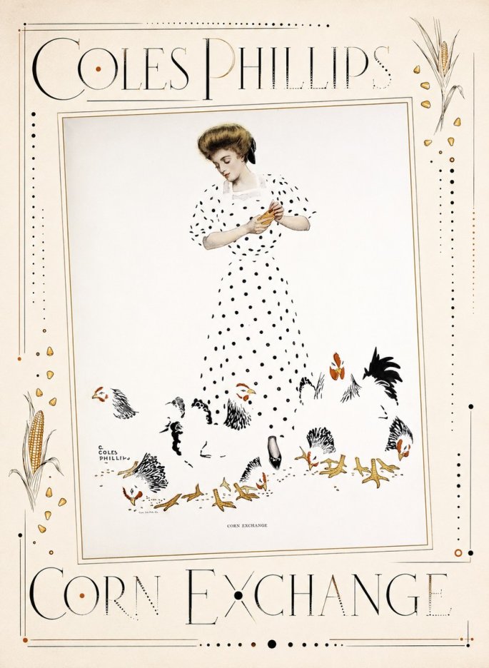 Coles Phillips Corn Exchange No5 - Póster