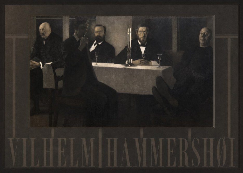 Vilhelm Hammershøi Five Portraits II No4 - Póster
