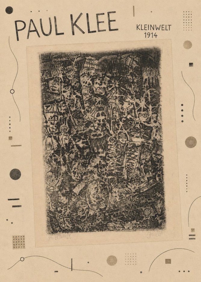 Paul Klee Kleinwelt No2 - Póster