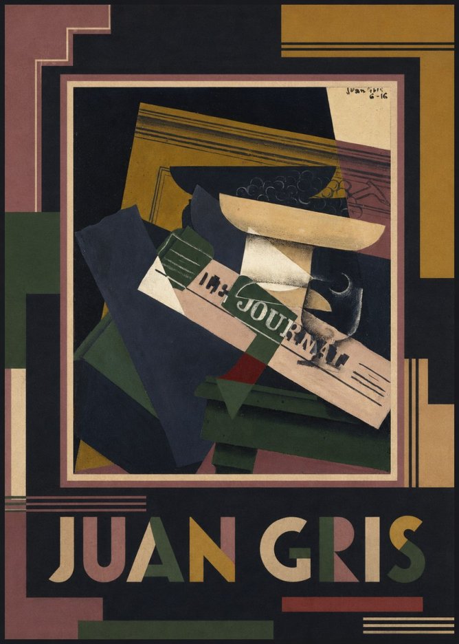 Juan Gris Journal No1 - Póster