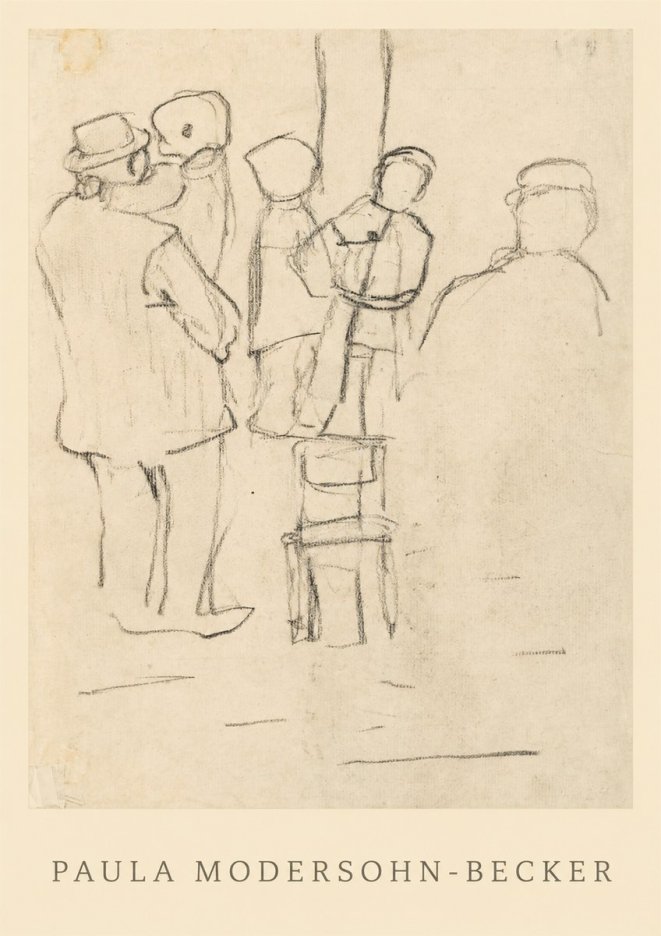 Paula Modersohn-Becker Studies of Figures No1 - Póster