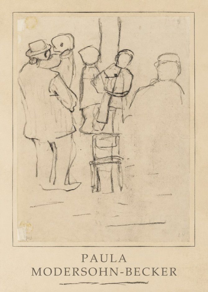 Paula Modersohn-Becker Studies of Figures No3 - Póster