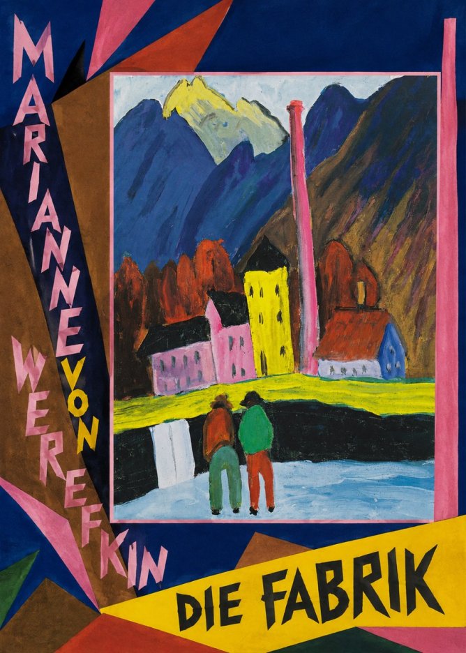 Marianne von Werefkin Die Fabrik No4 - Póster