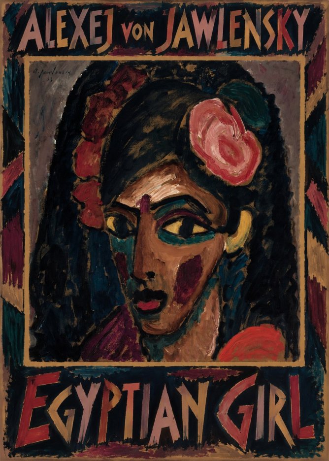 Alexej von Jawlensky Egyptian Girl No1 - Póster