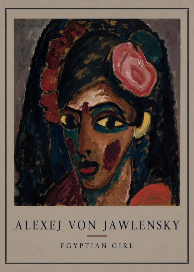 Alexej von Jawlensky Egyptian Girl No4 - Póster