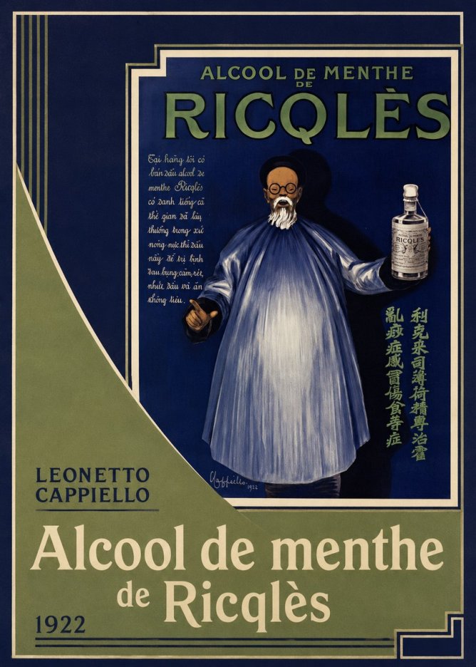 Leonetto Cappiello Alcool De Menthe De Ricqlès II No2 - Póster