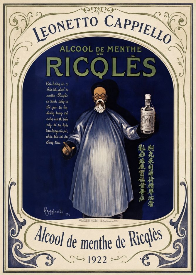 Leonetto Cappiello Alcool De Menthe De Ricqlès II No3 - Póster
