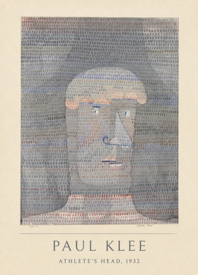 Paul Klee Athlete's Head No3 - Póster