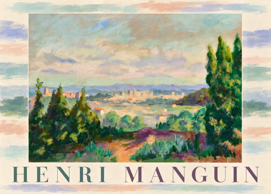 Henri Manguin Mediterranean City View No3 - Póster