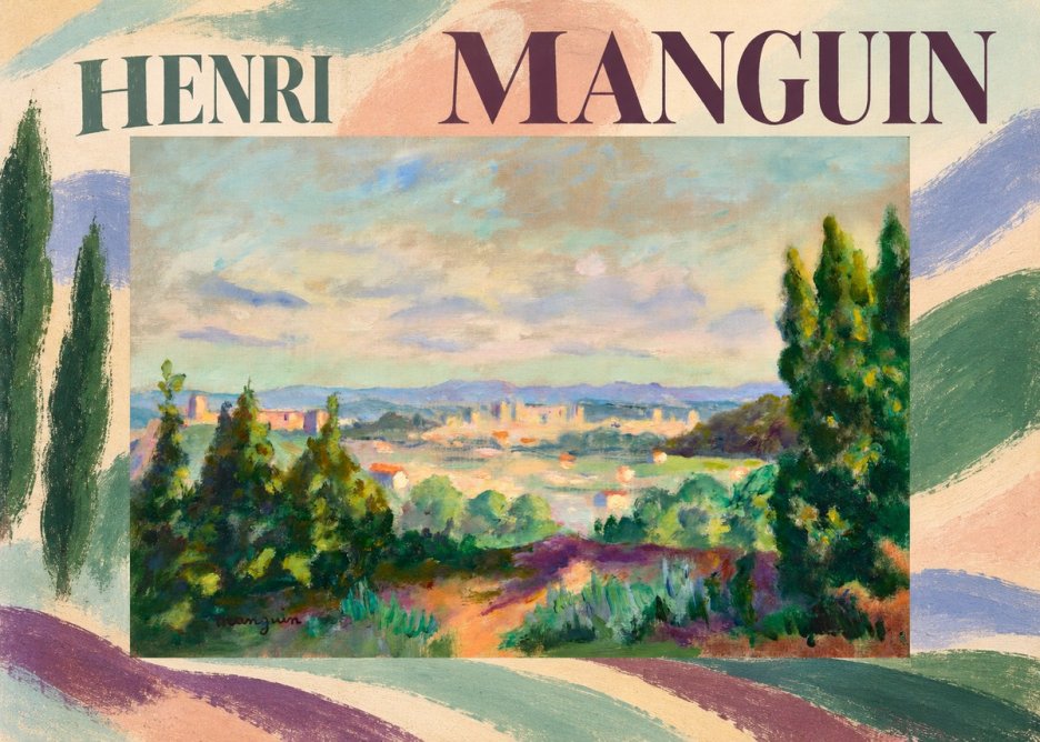 Henri Manguin Mediterranean City View No5 - Póster