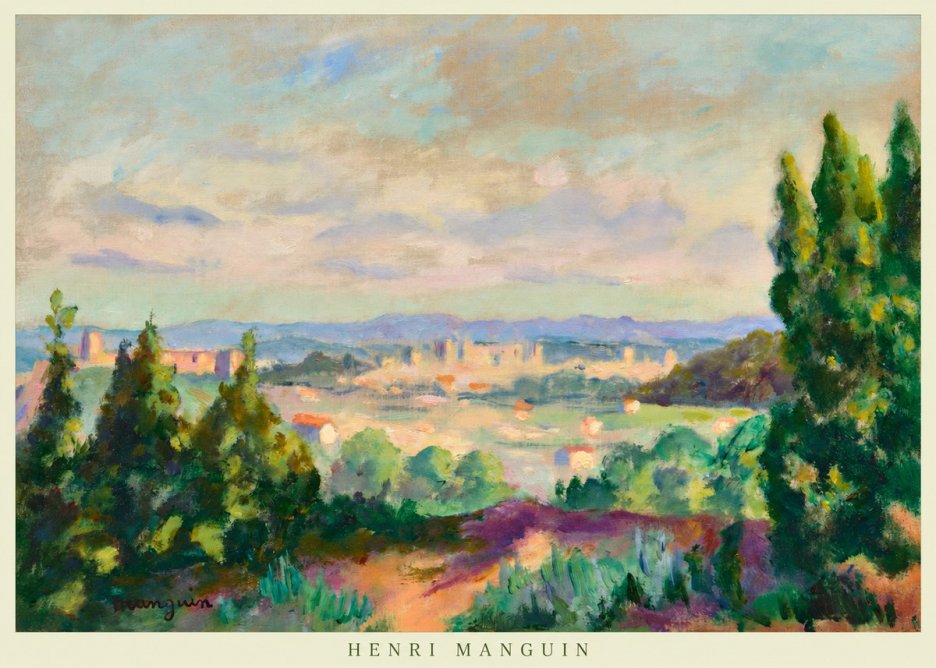 Henri Manguin Mediterranean City View No6 - Póster