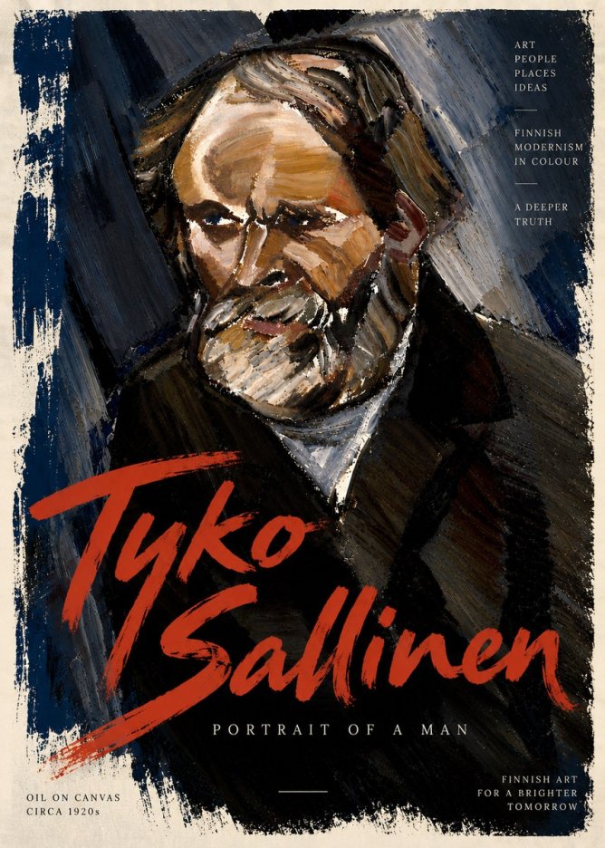 Tyko Sallinen Portrait of a Man III No6 - Póster
