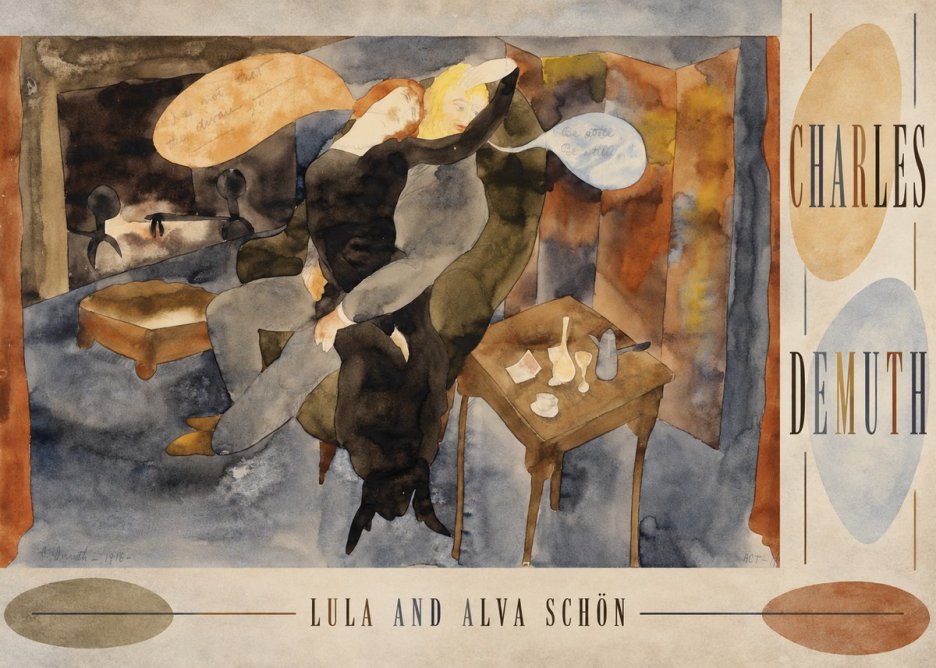Charles Demuth Lula and Alva Schön No5 - Póster
