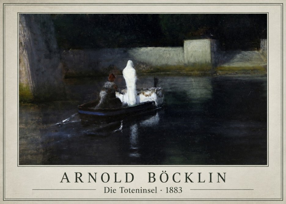 Arnold Böcklin Die Toteninsel III No1 - Póster