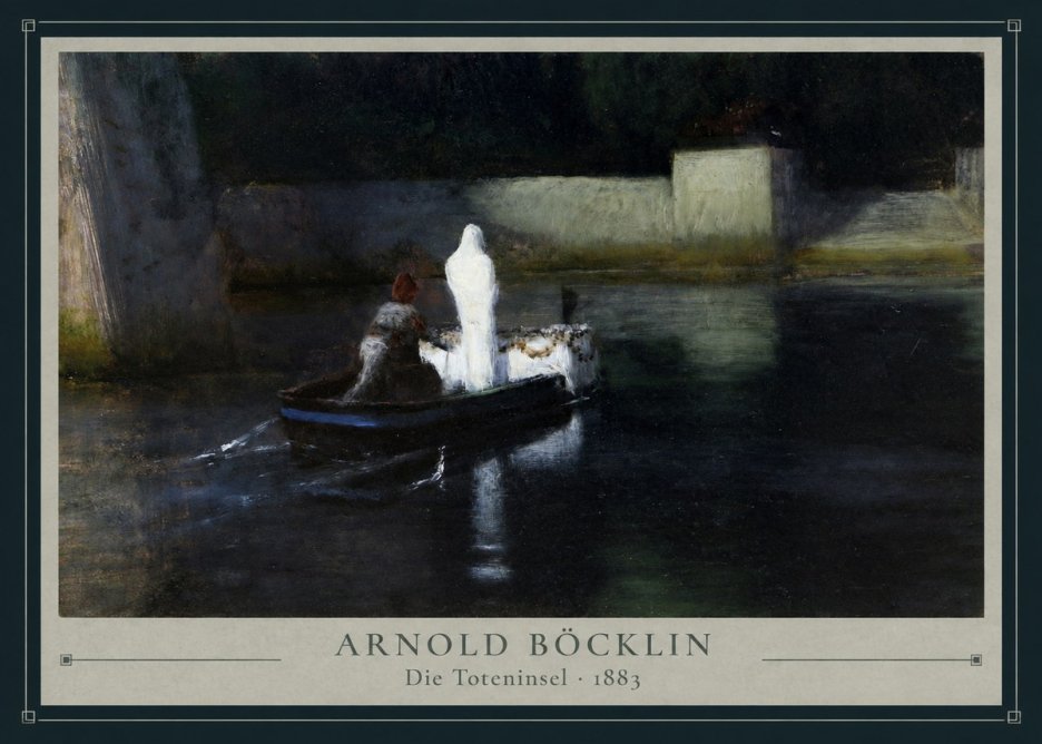 Arnold Böcklin Die Toteninsel III No3 - Póster
