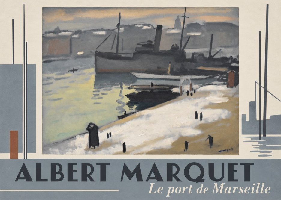 Albert Marquet Le Port De Marseille I No2 - Póster