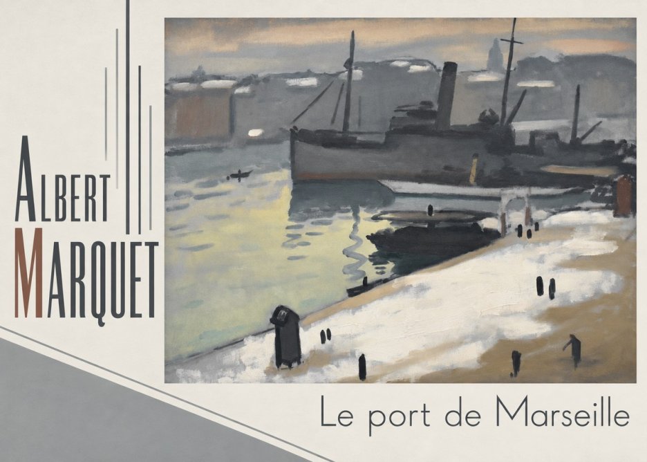Albert Marquet Le Port De Marseille I No4 - Póster