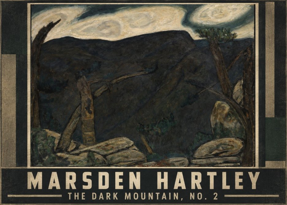 Marsden Hartley The Dark Mountain, No. 2 No1 - Póster