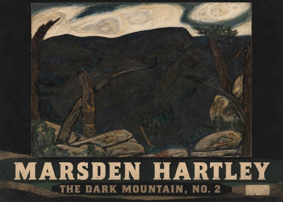 Marsden Hartley The Dark Mountain, No. 2 No6 - Póster