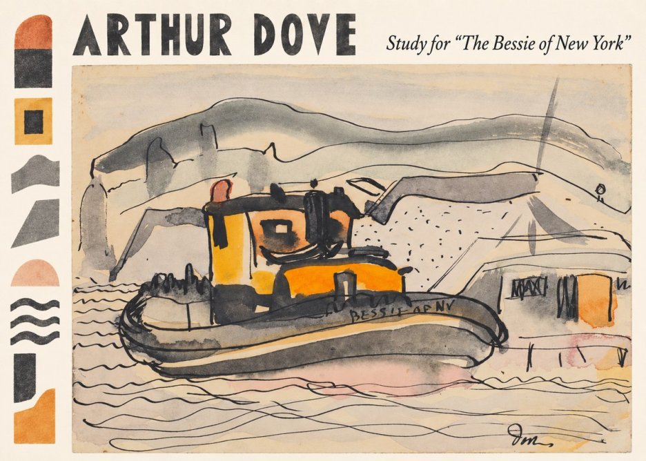 Arthur Dove Study for "the Bessie of New York" No6 - Póster
