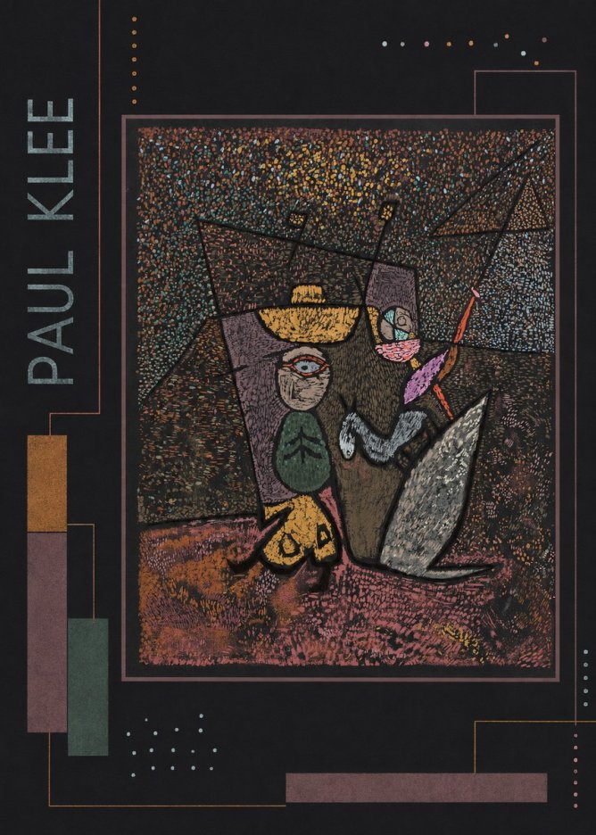 Paul Klee Man, Beast and Plant No2 - Póster