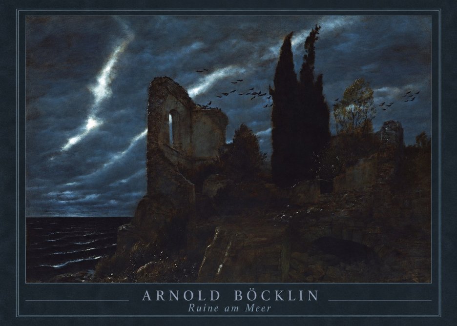 Arnold Böcklin Ruine Am Meer I No1 - Póster