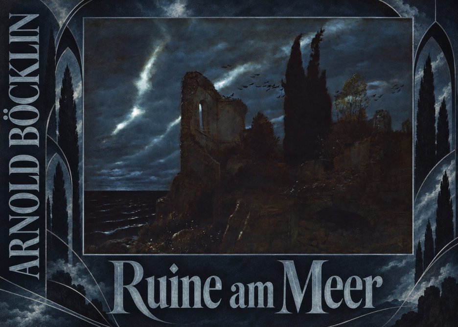 Arnold Böcklin Ruine Am Meer I No5 - Póster