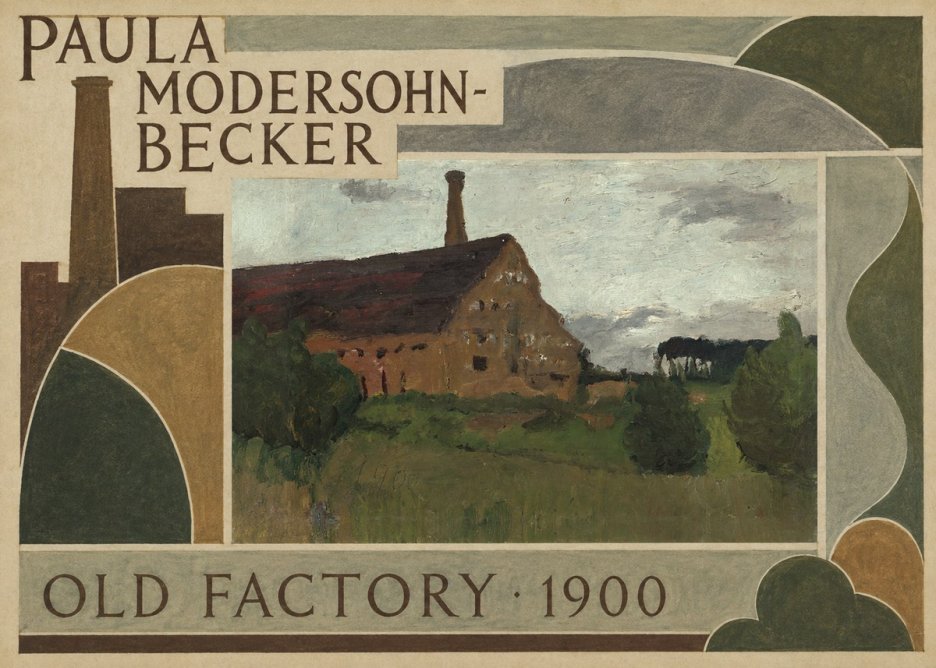 Paula Modersohn-Becker Old Factory No6 - Póster
