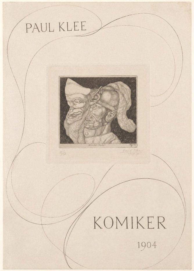 Paul Klee Komiker No3 - Póster