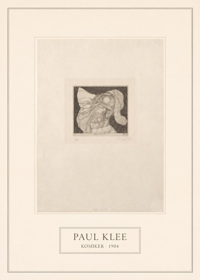 Paul Klee Komiker No5 - Póster