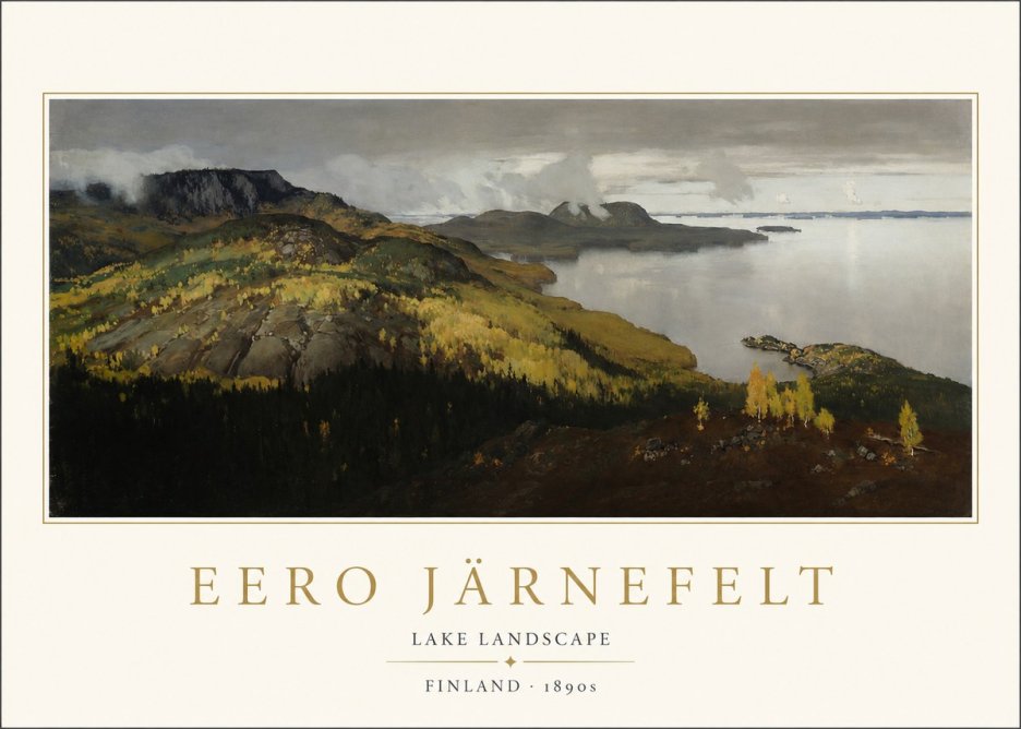 Eero Järnefelt Lake Landscape No1 - Póster