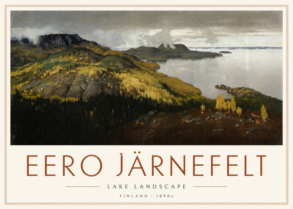 Eero Järnefelt Lake Landscape No3 - Póster