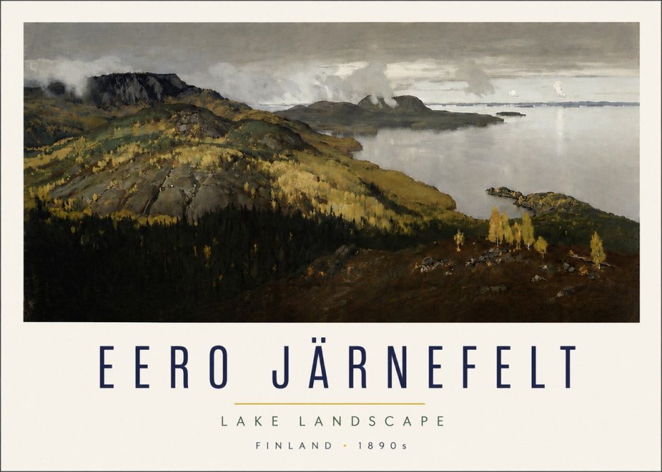 Eero Järnefelt Lake Landscape No4 - Póster