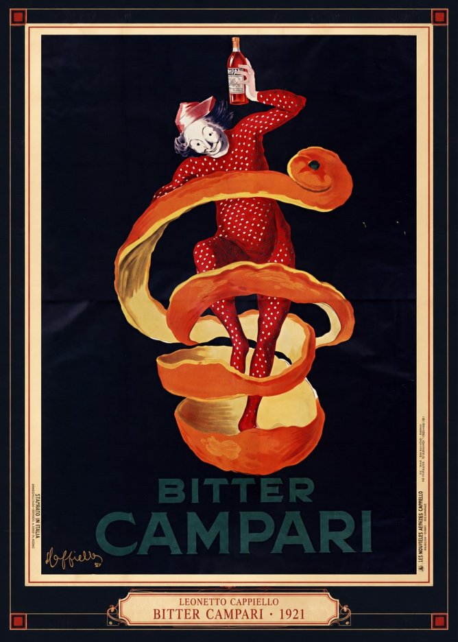 Leonetto Cappiello Bitter Campari I No1 - Póster